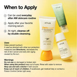 Anua Zero Cast Moisturizing Sunscreen SPF50+ 50ml - Buy Online in Pakistan at Cosmia.pk