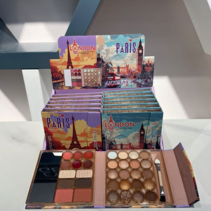 Any lady Foldable London Paris makeup book kit - Buy Online in Pakistan at Cosmia.pk