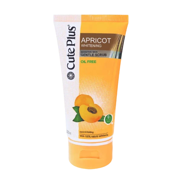 Cute Plus Whitening Apricot Gentle Scrub - 150ml - Buy Online in Pakistan at Cosmia.pk