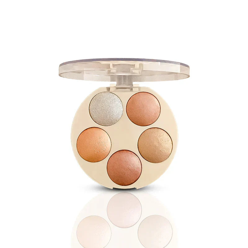 Aqua Color Line 5 in 1 Highlighter & Blush on Kit - Buy Online in Pakistan at Cosmia.pk