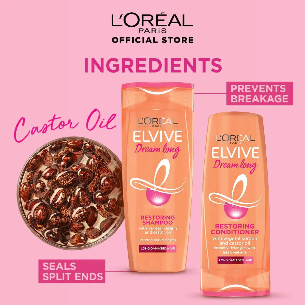 Loreal Paris Dream Long Shampoo - Buy Online in Pakistan at Cosmia.pk