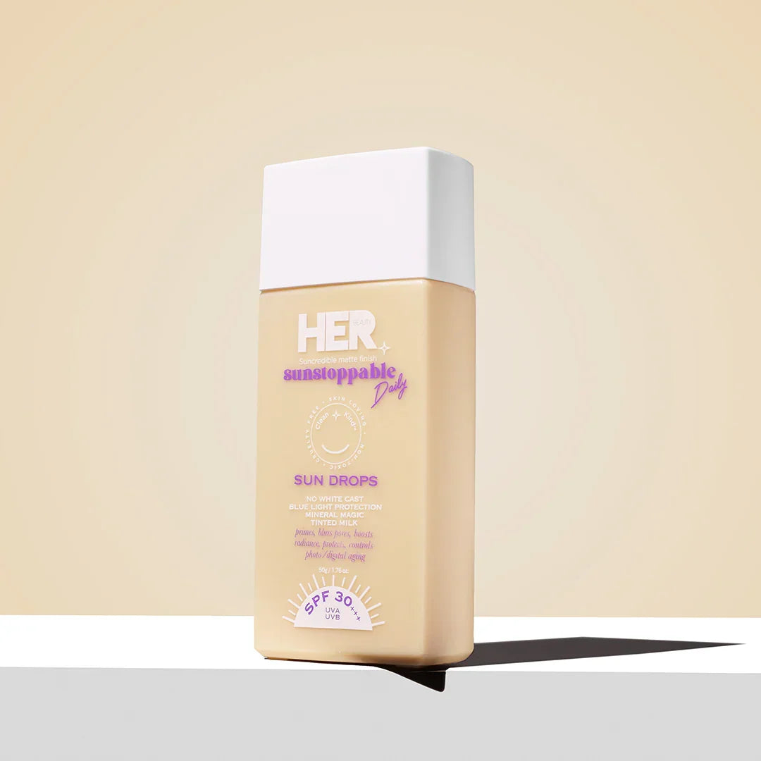 HER Beauty Tinted Sun Drops (SPF 30 +++) 50g / 1.76oz - Buy Online in Pakistan at Cosmia.pk