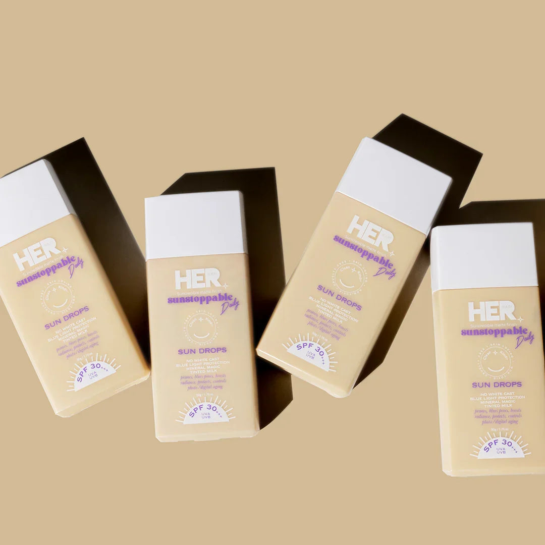 HER Beauty Tinted Sun Drops (SPF 30 +++) 50g / 1.76oz - Buy Online in Pakistan at Cosmia.pk