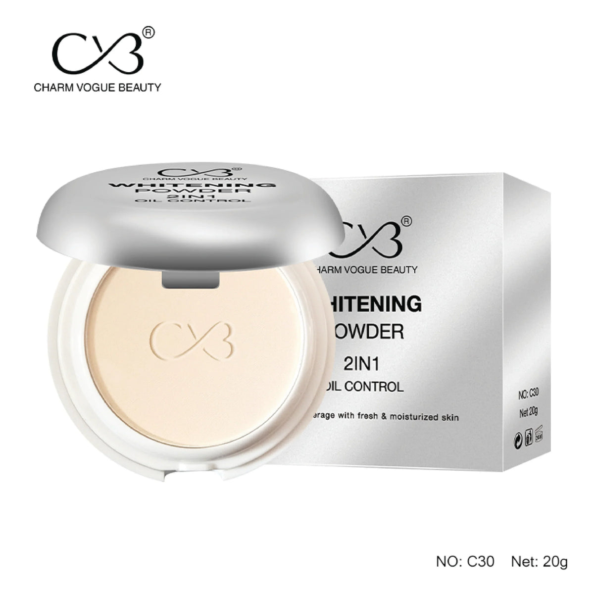 CVB Whitening Powder Two In One Oil Control_20g - Buy Online in Pakistan at Cosmia.pk