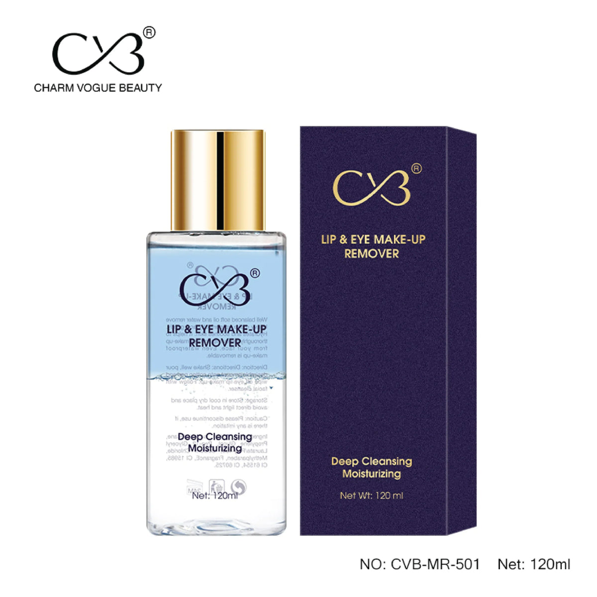 Cvb Lip & Eye Make-Up Remover _ 120ml - Buy Online in Pakistan at Cosmia.pk