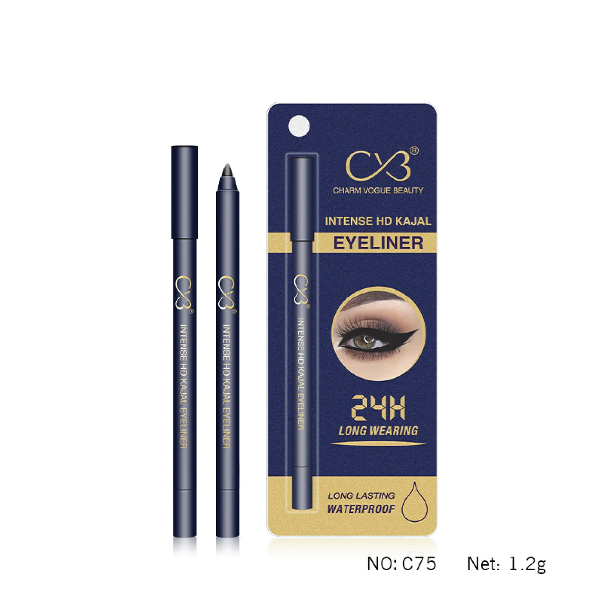 CVB Intense HD Kajal Eyeliner _ 1.2g - Buy Online in Pakistan at Cosmia.pk