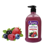 Aura Anti-Bacterial Liquid Handwash Wild Berries 500ML - Buy Online in Pakistan at Cosmia.pk