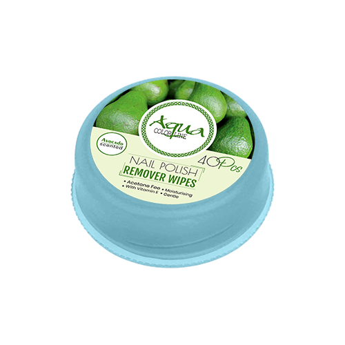 Aqua Color Line Nail polish Remover Pad 40 Pieces - Buy Online in Pakistan at Cosmia.pk