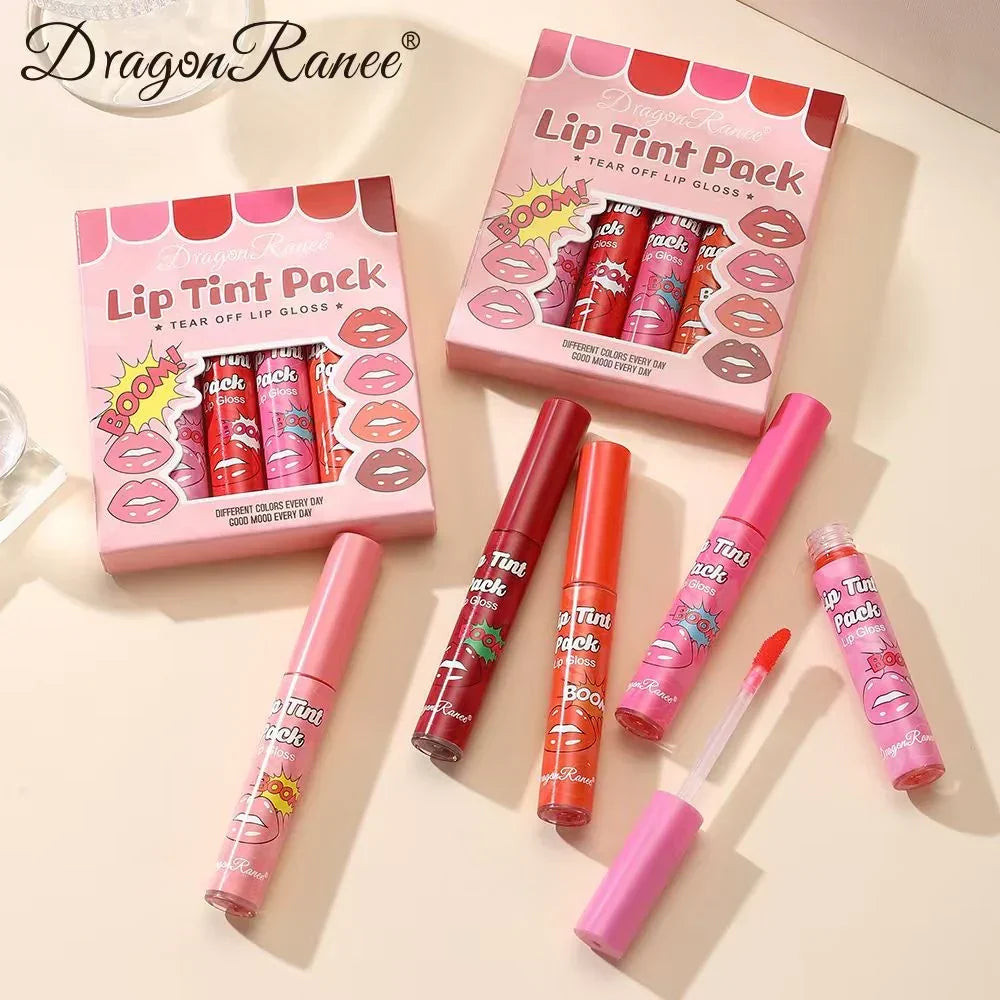 6pcs Dragon Ranee Peel Off Fruity Lip Gloss - Buy Online in Pakistan at Cosmia.pk