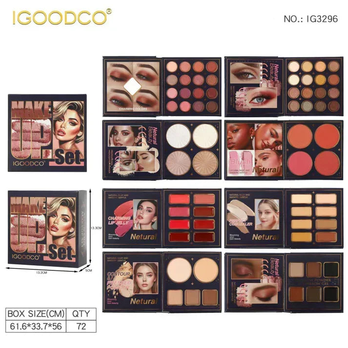 Igoodco Premium All in one Makeup Book - 72 Colors - Buy Online in Pakistan at Cosmia.pk
