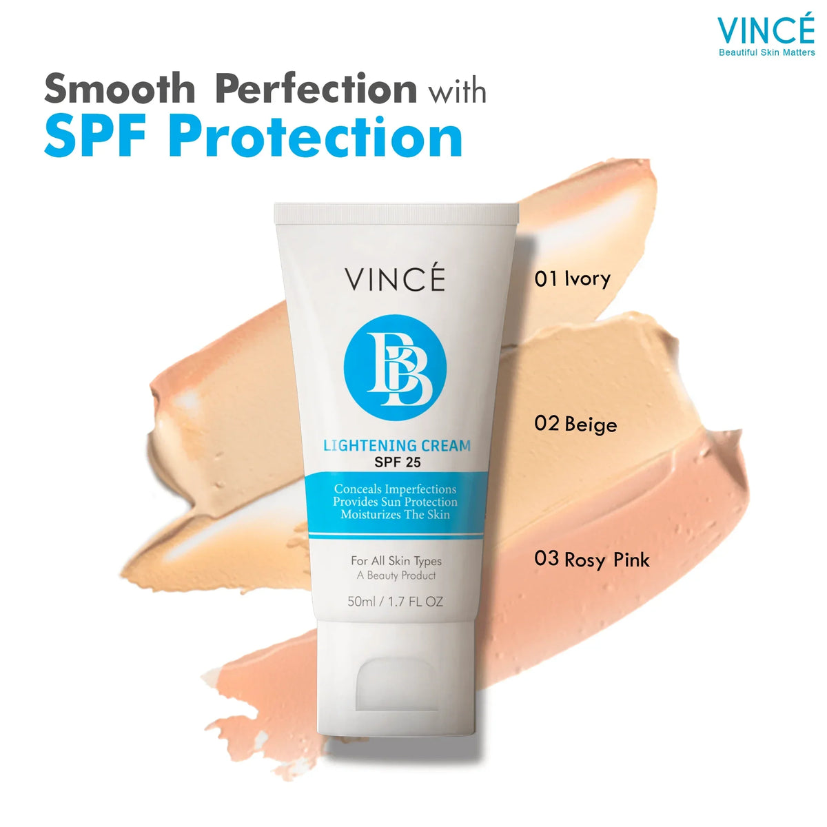 Vince BB Cream - 50ml - Buy Online in Pakistan at Cosmia.pk