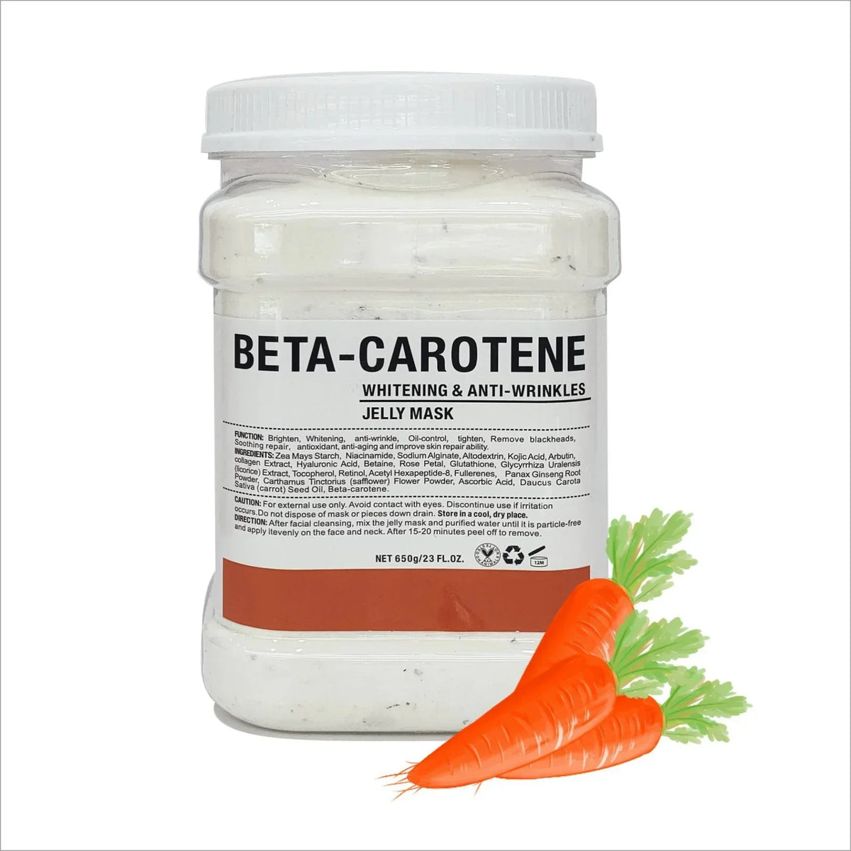 Dr.Meinaier BETA-CAROTENE Hydro Jelly Mask Powder 650g - Buy Online in Pakistan at Cosmia.pk