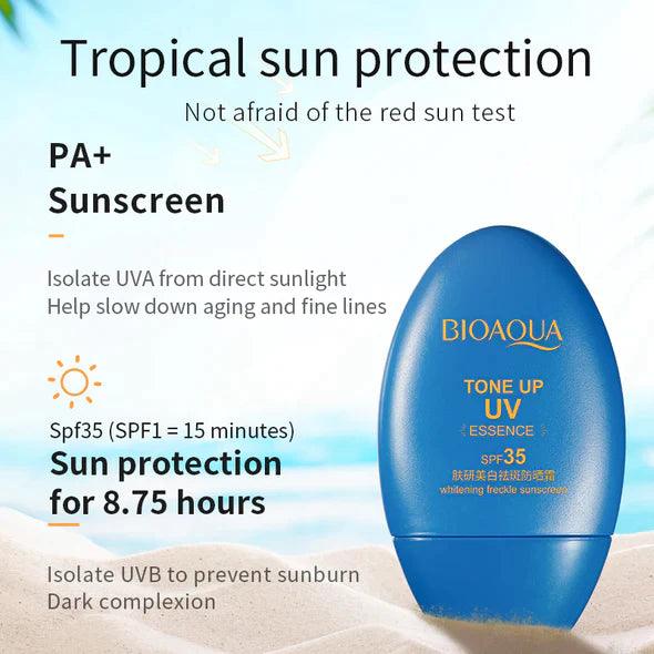 BIOAQUA Whitening Freckle Sunscreen Cream - Buy Online in Pakistan at Cosmia.pk