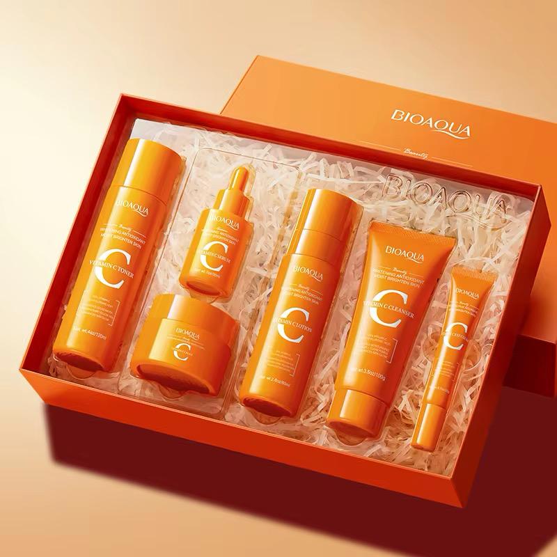 BIOAQUA 6in1 Vitamin C Facial Kit Skin Care Set - Buy Online in Pakistan at Cosmia.pk