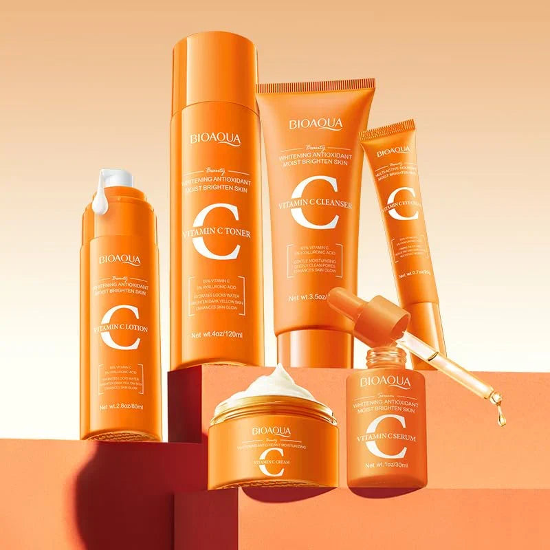 BIOAQUA 6in1 Vitamin C Facial Kit Skin Care Set - Buy Online in Pakistan at Cosmia.pk