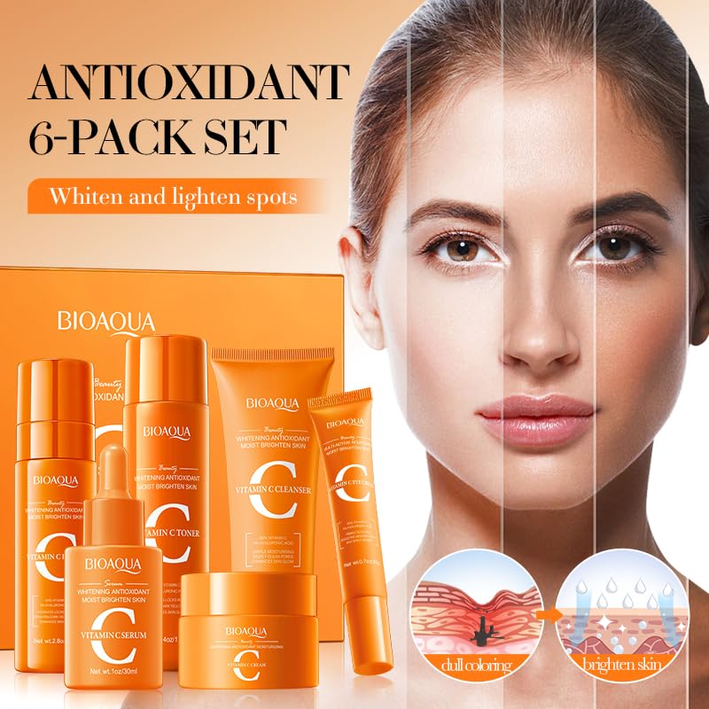 BIOAQUA 6in1 Vitamin C Facial Kit Skin Care Set - Buy Online in Pakistan at Cosmia.pk