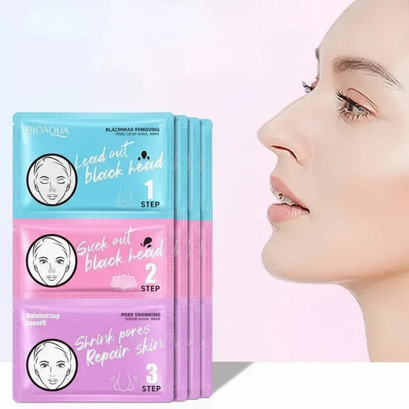 BIOAQUA Blackhead Remover 3 Steps Sachet - Buy Online in Pakistan at Cosmia.pk