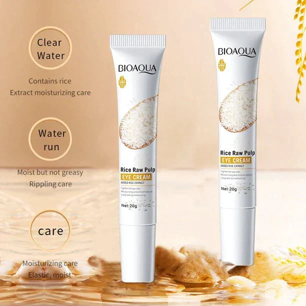BIOAQUA Rice Raw Pulp Eye Cream - 20g - Buy Online in Pakistan at Cosmia.pk