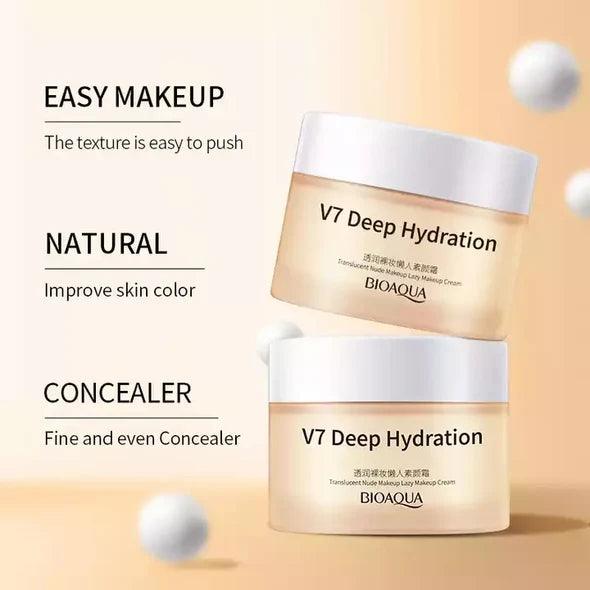 BIOAQUA V7 Deep Hydration Basic Makeup Cream - 50g - Buy Online in Pakistan at Cosmia.pk