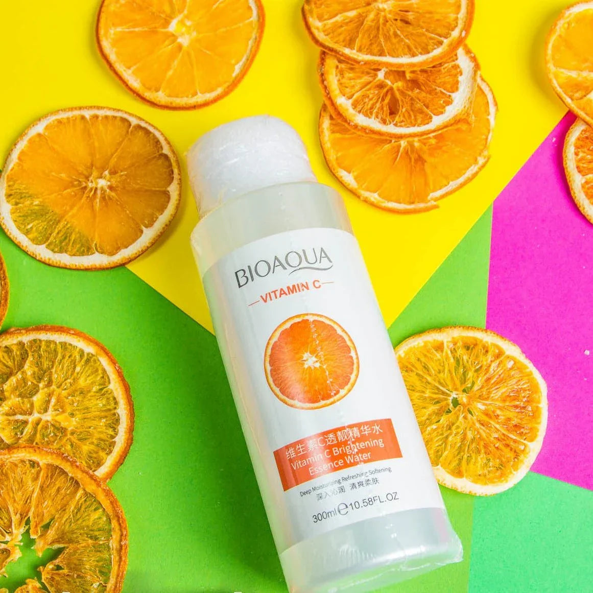 BIOAQUA Vitamin C Skin Brightening Essence Water - 300ml - BQY89659 - Buy Online in Pakistan at Cosmia.pk