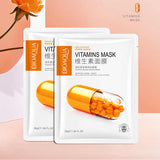 BIOAQUA Vitamins Tender Elastic Face Mask Sheet - Buy Online in Pakistan at Cosmia.pk