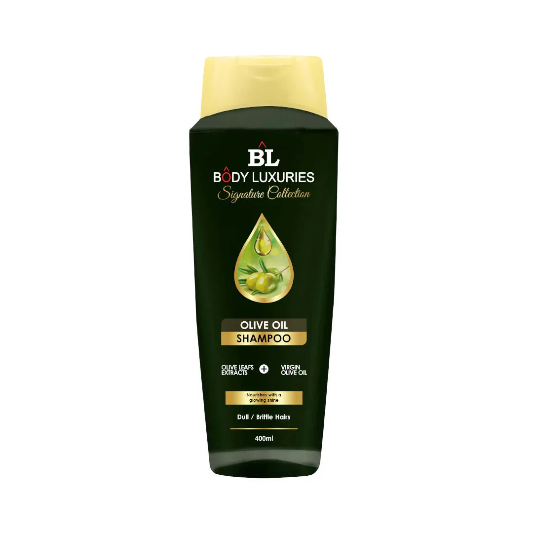 Body Luxuries Olive Oil Shampoo  - 400ml - Buy Online in Pakistan at Cosmia.pk