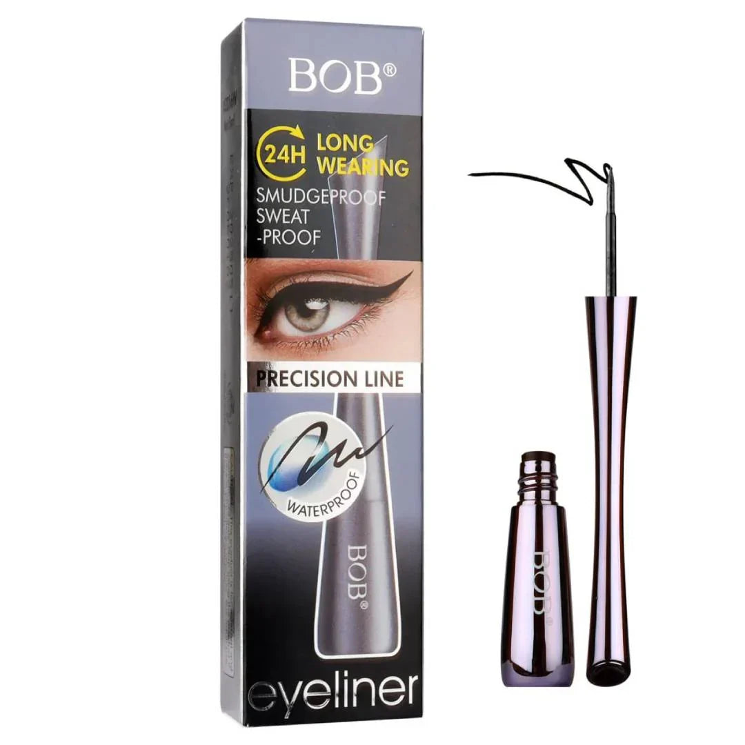 BOB 24H Long Wearing Eyeliner Smudge Proof Sweatproof Liquid Eyeliner 5ml - Buy Online in Pakistan at Cosmia.pk