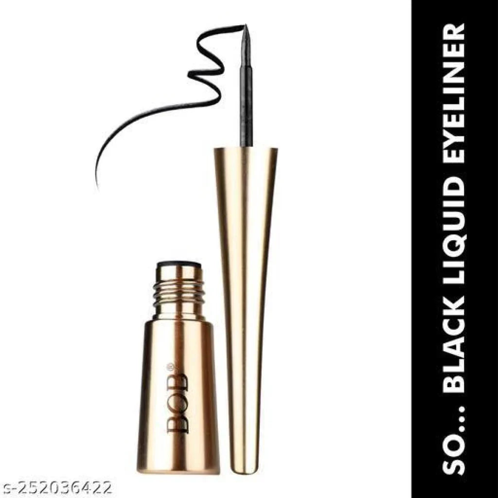 BOB So Black Liquid Eyeliner Waterproof - 4ml - Buy Online in Pakistan at Cosmia.pk