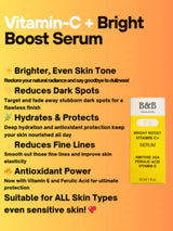 B&B Bright Boost Vitamin C+ Serum 30ml - Buy Online in Pakistan at Cosmia.pk