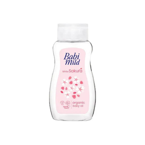 Babi Mild Baby Oil - White Sakura - 100ml - Buy Online in Pakistan at Cosmia.pk