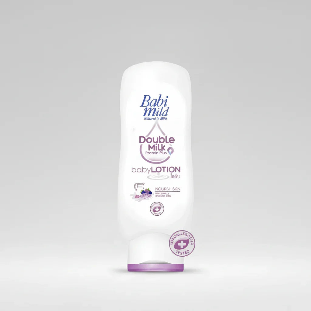 Babi Mild Double Milk protein plus Baby Lotion - 180ml - Buy Online in Pakistan at Cosmia.pk