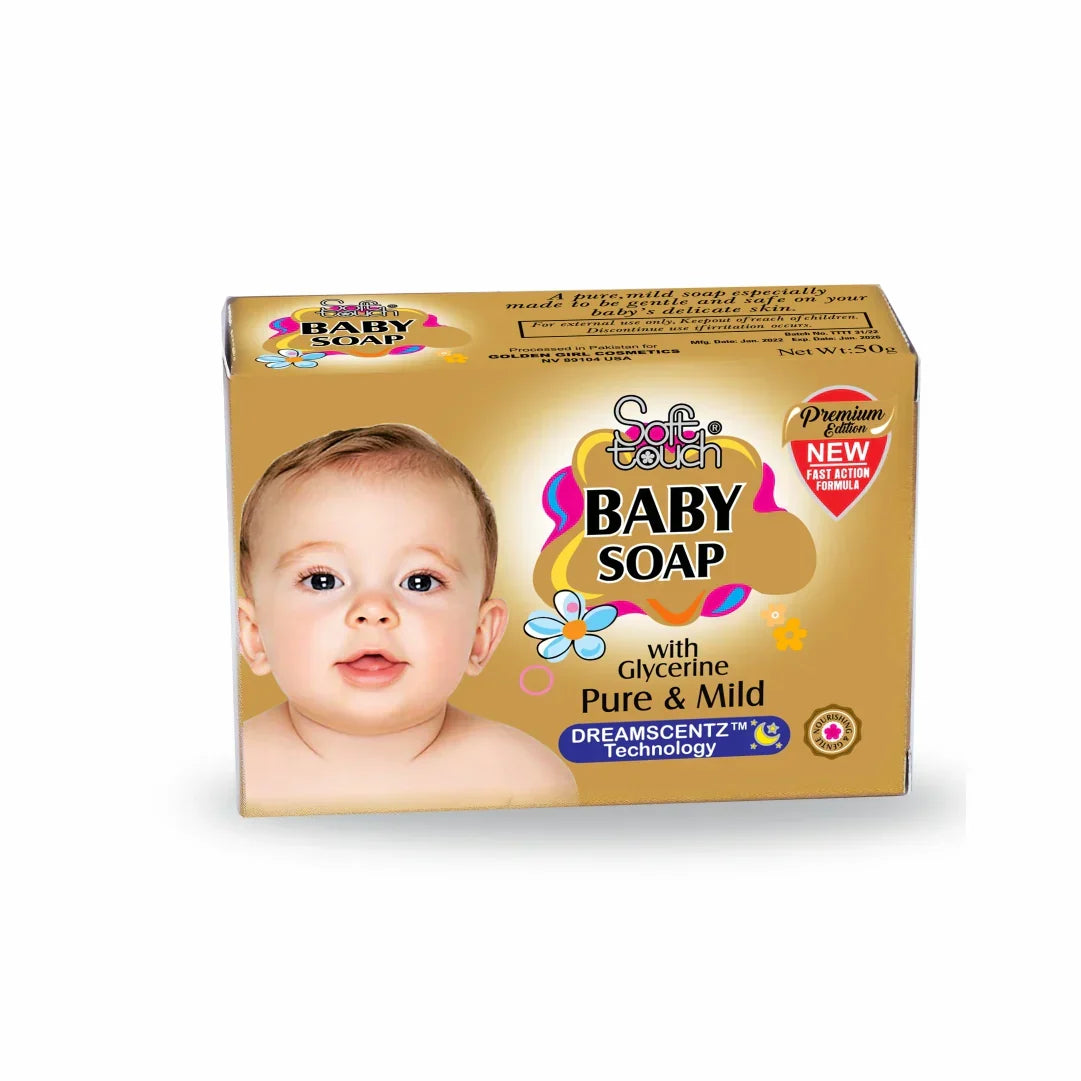 Soft Touch Baby Soap 50 gm - Buy Online in Pakistan at Cosmia.pk