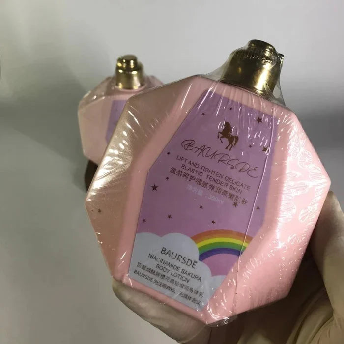 Baursde Unicorn Niacinamide Sakura Body Lotion - 300ml - Buy Online in Pakistan at Cosmia.pk