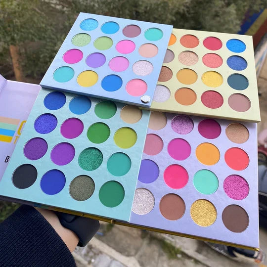 Beauty Glazed 64 Colorful Glitter Eyeshadow - Buy Online in Pakistan at Cosmia.pk