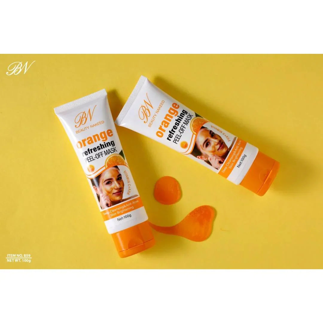 Beauty Nakeed Orange Refreshing Peel Off Mask - 100g - Buy Online in Pakistan at Cosmia.pk