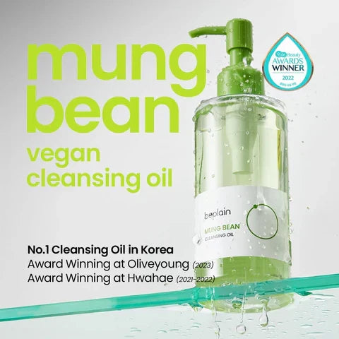 Beplain Mung Bean Greenful Vegan Cleansing Oil - 200ml - Buy Online in Pakistan at Cosmia.pk