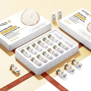 Bioaqua Rice Whitening Lyophilised Powder Serum Set - Buy Online in Pakistan at Cosmia.pk