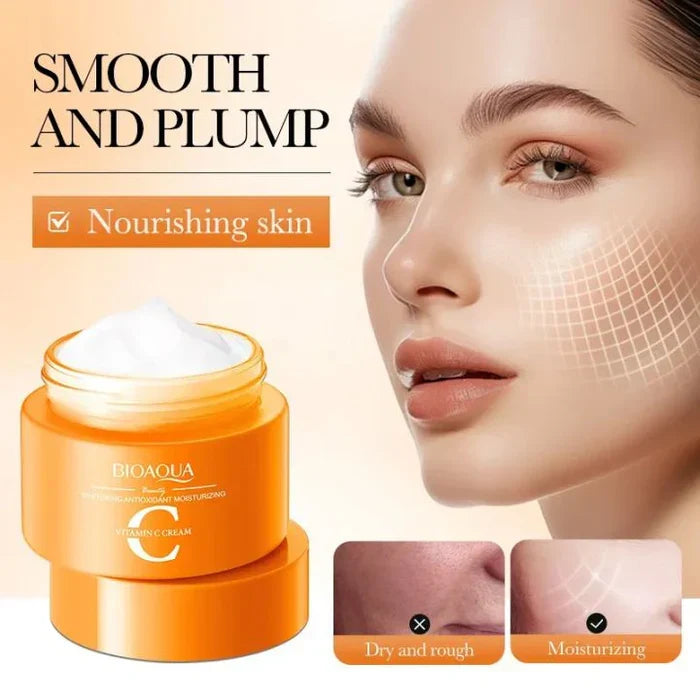 Bioaqua Vitamin C Face Whitening Cream - 60g - Buy Online in Pakistan at Cosmia.pk