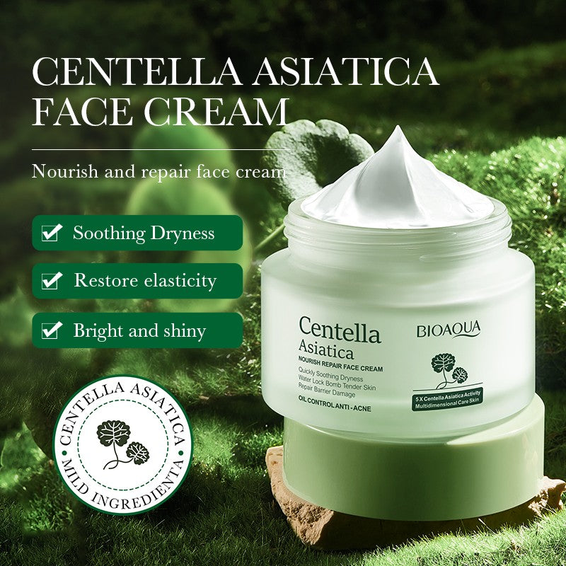 Bioaqua Centella Asiatica Nourish Repair Face Cream 50g - Buy Online in Pakistan at Cosmia.pk