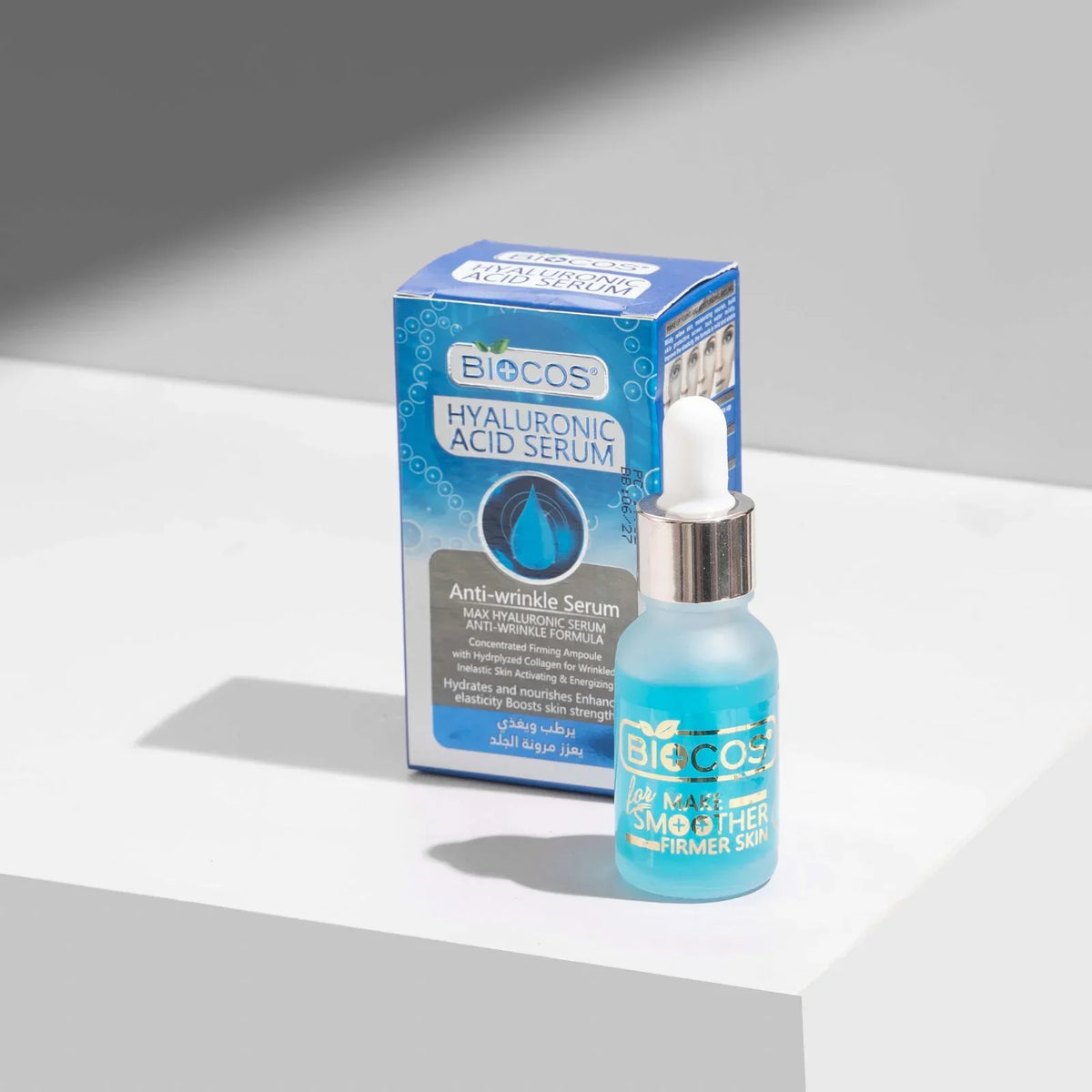 Biocos Hyaluronic Acid Serum Anti Wrinkle Serum 15ml - Buy Online in Pakistan at Cosmia.pk