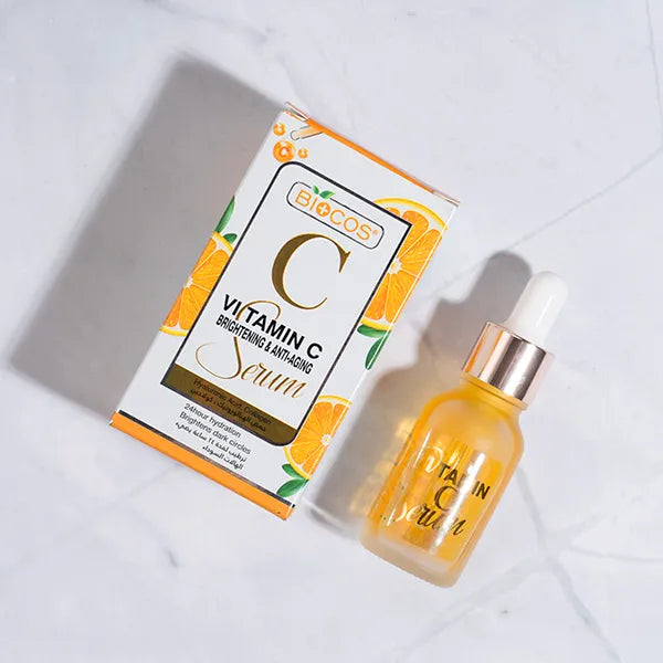 Biocos Vitamin C Anti-Aging Brightening Face Serum 15ml - Buy Online in Pakistan at Cosmia.pk
