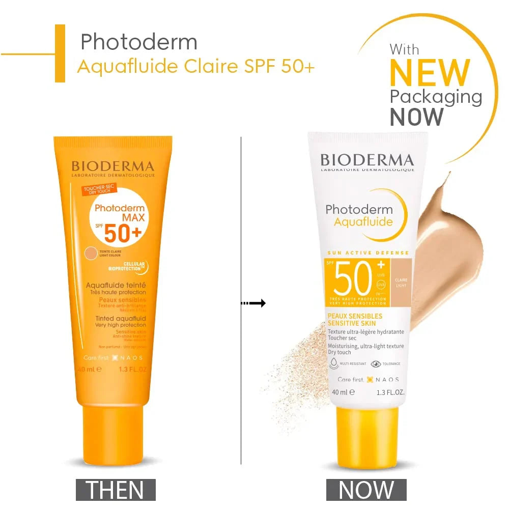 Bioderma Photoderm Aquafluide SPF50+ Clear Light 40ml - Buy Online in Pakistan at Cosmia.pk