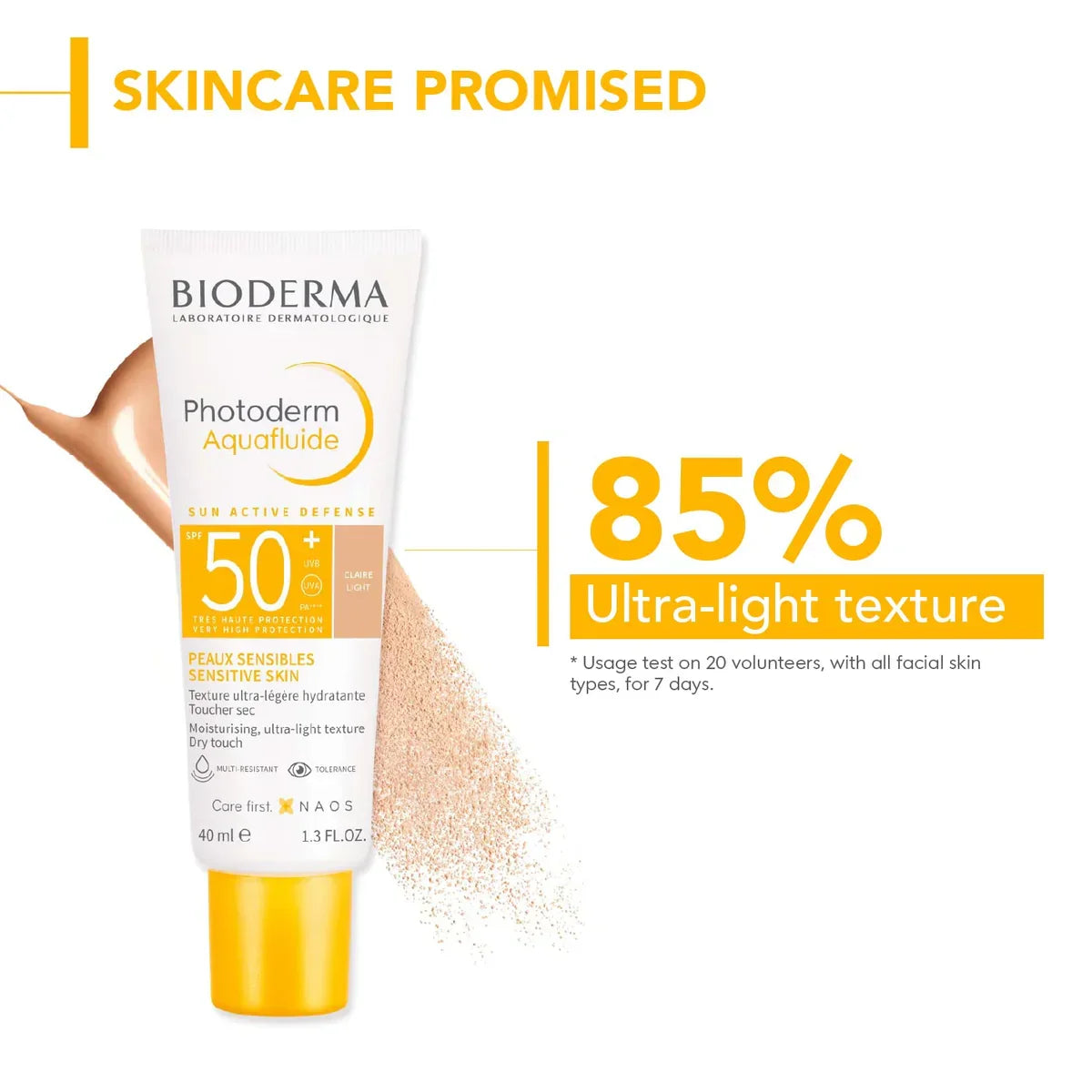 Bioderma Photoderm Aquafluide SPF50+ Clear Light 40ml - Buy Online in Pakistan at Cosmia.pk