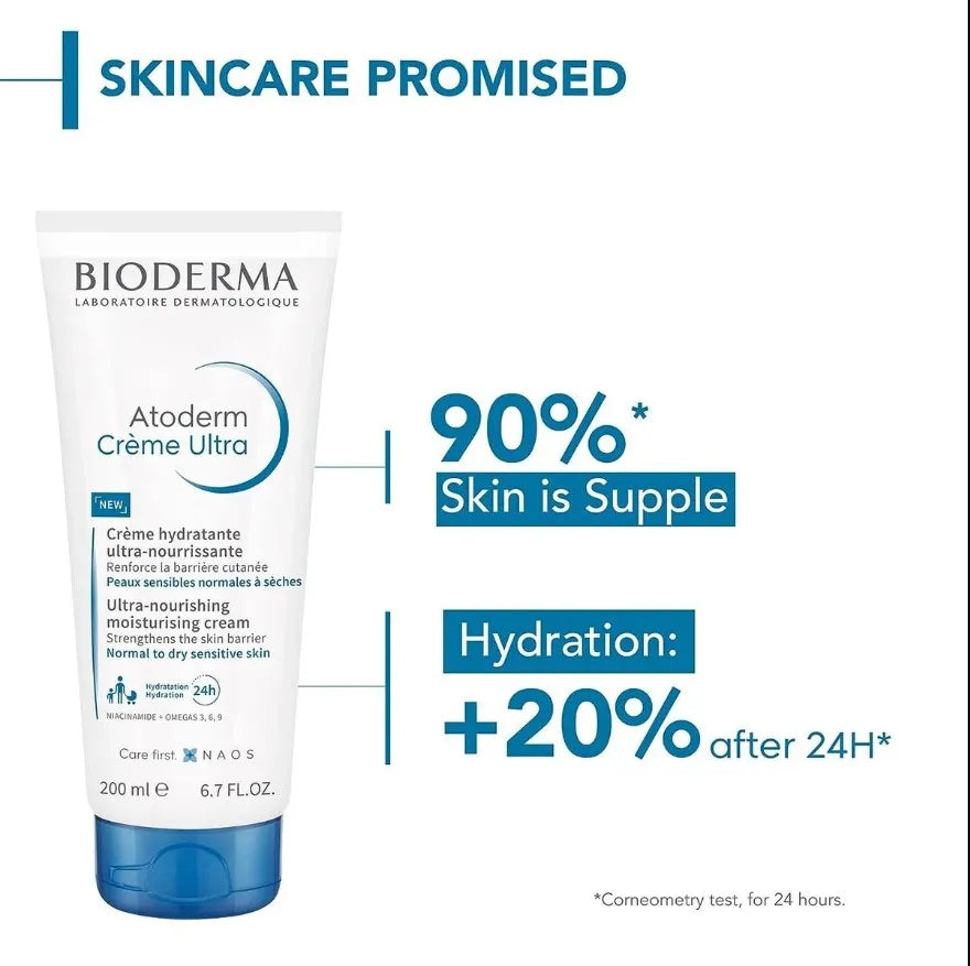 Bioderma Atoderm Creme Ultra 200ml - Buy Online in Pakistan at Cosmia.pk