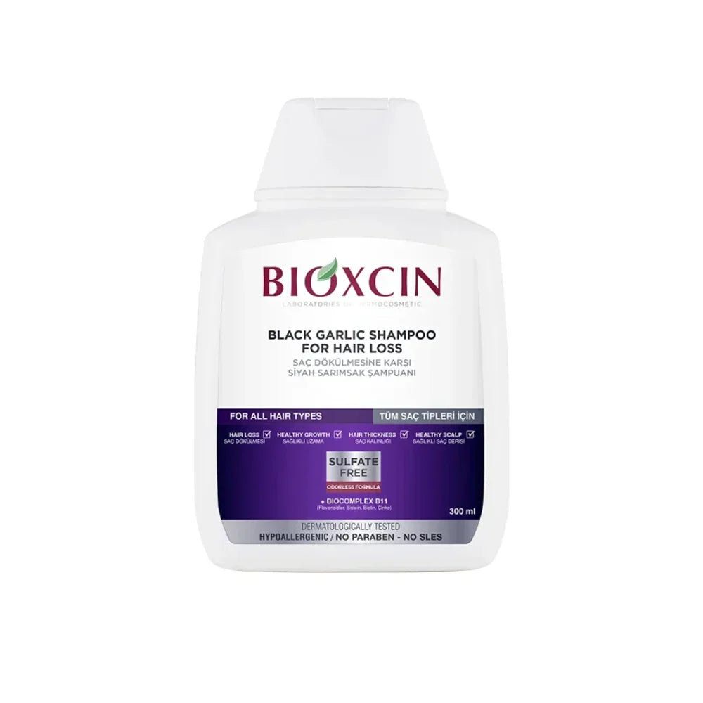 Bioxcin Black Garlic Shampoo 300ml - Buy Online in Pakistan at Cosmia.pk