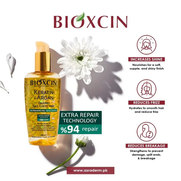 Bioxcin Keratin & Argan Oil 150ml - Buy Online in Pakistan at Cosmia.pk