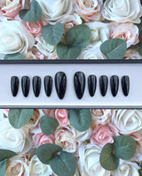 24 Pcs Press-On Nails Premium Quality - Black - buy online in Pakistan