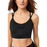 Fashion Logo Straps Bra - Black - buy online in Pakistan