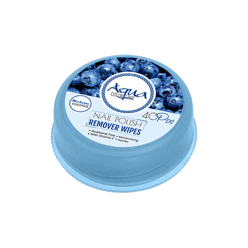 Aqua Color Line Nail polish Remover Pad 40 Pieces - Buy Online in Pakistan at Cosmia.pk
