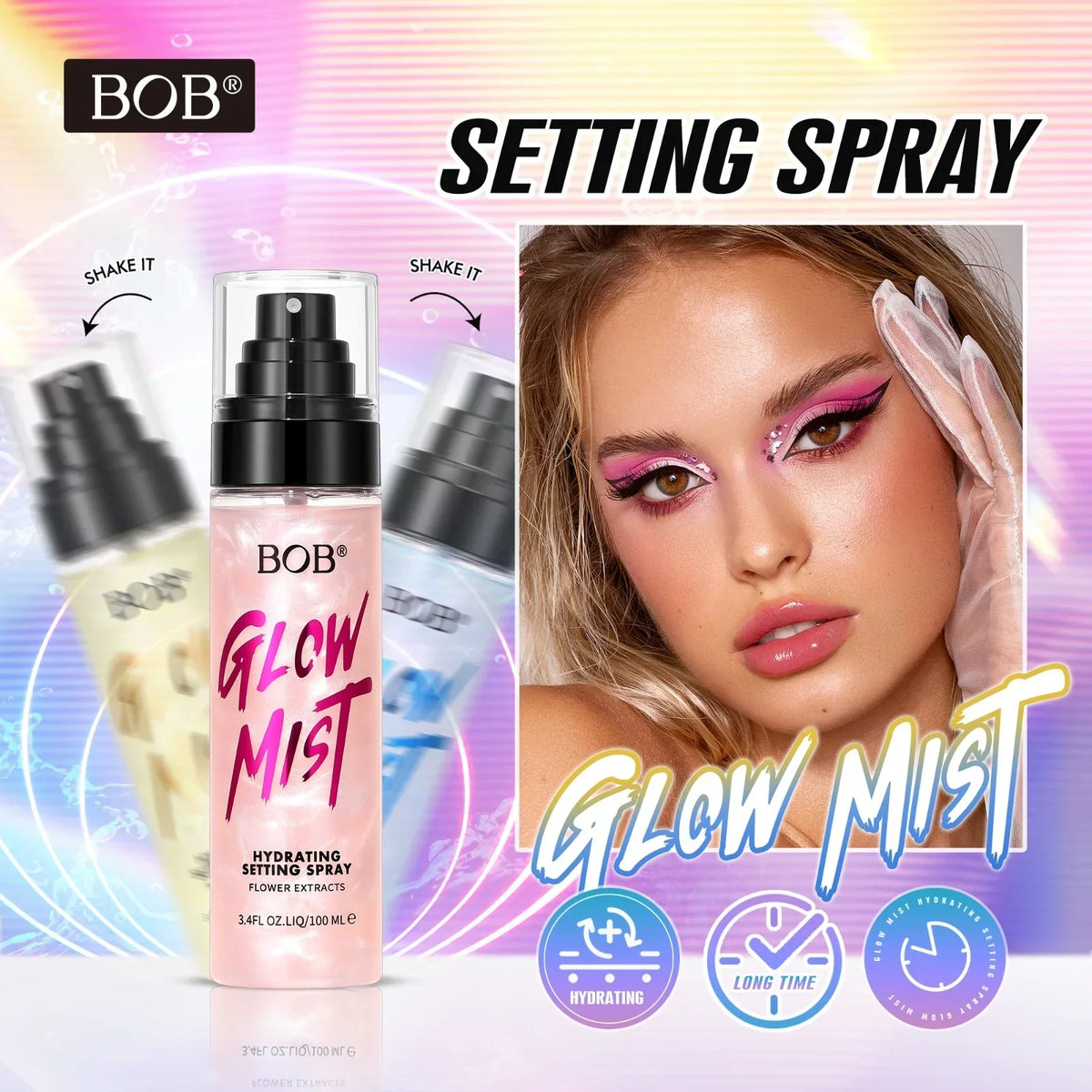 Bob Glow Mist Hydrating Setting Spray - 100ml - Buy Online in Pakistan at Cosmia.pk